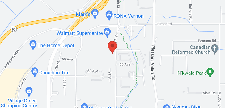 map of #66 2100 55 Avenue